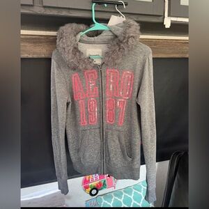 Aeropostale Fur Hoodie